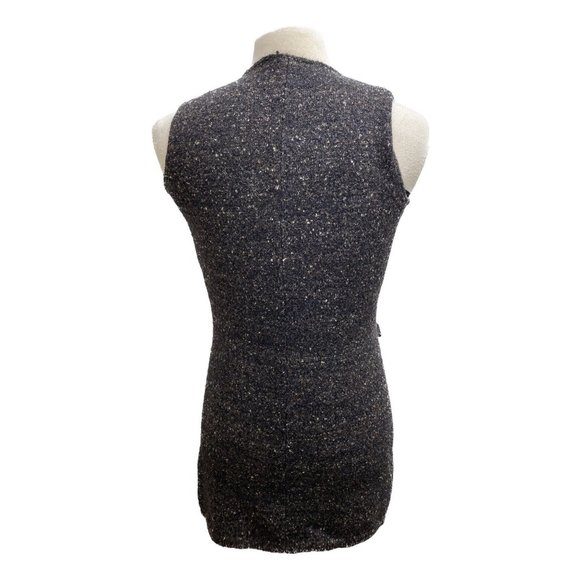 100% Auth LOUIS VUITTON Women's Wool Knit Full Zip Up Dress Size L 8US 12UK - Picture 2 of 8